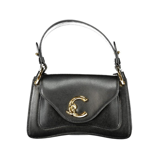 Black Leather Women Handbag