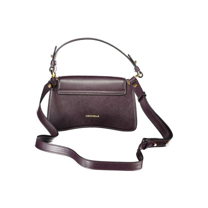 Purple Leather Women Handbag