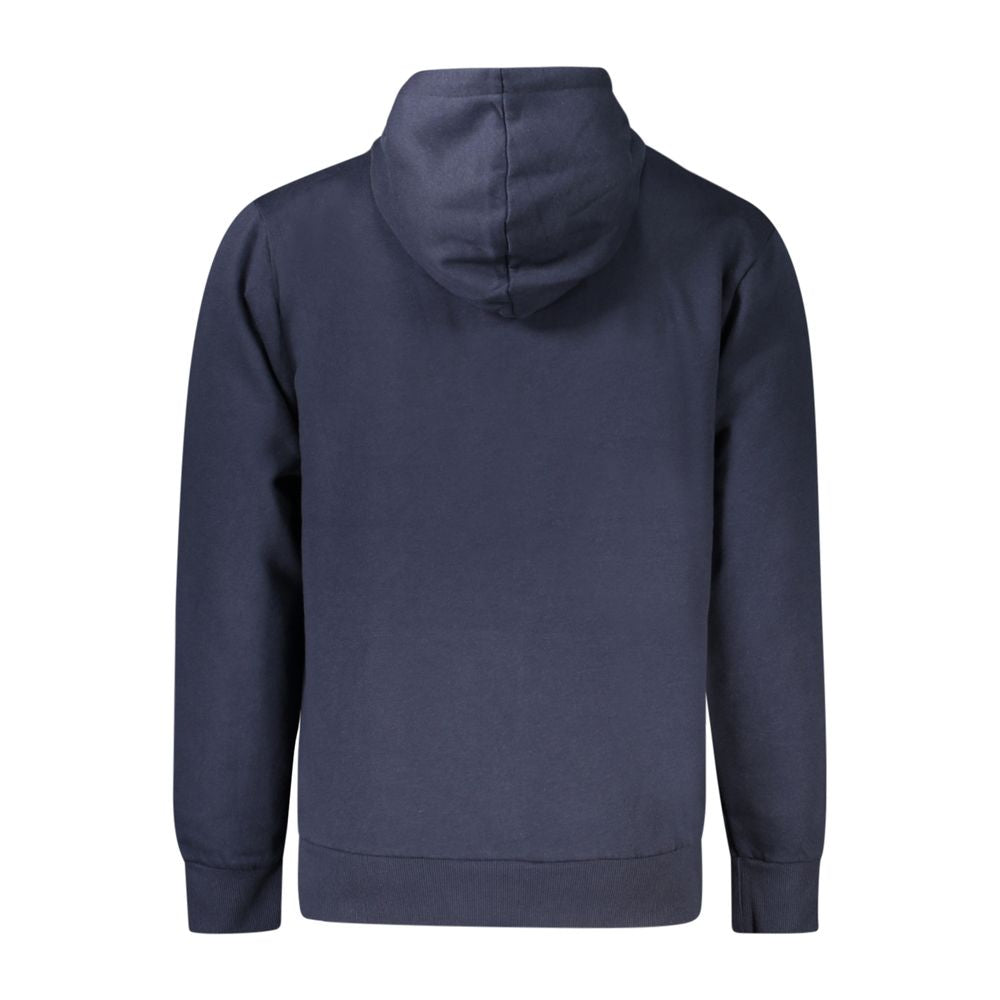 Blue Cotton Men Sweater