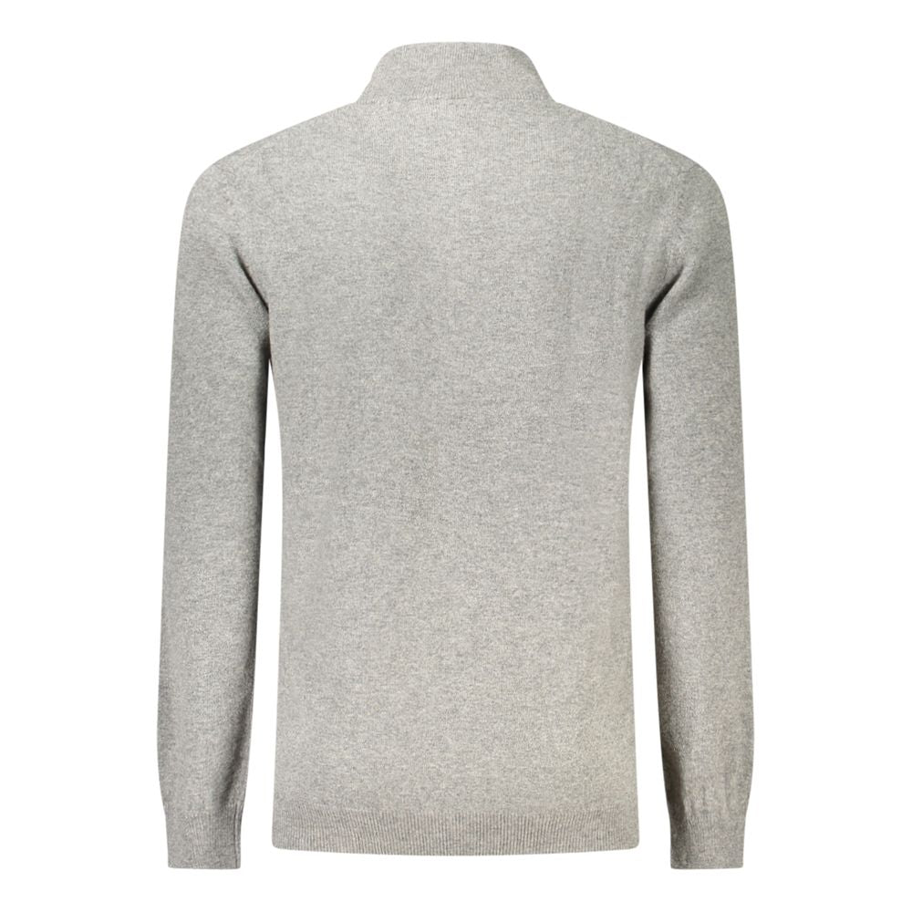 Gray Wool Men Sweater