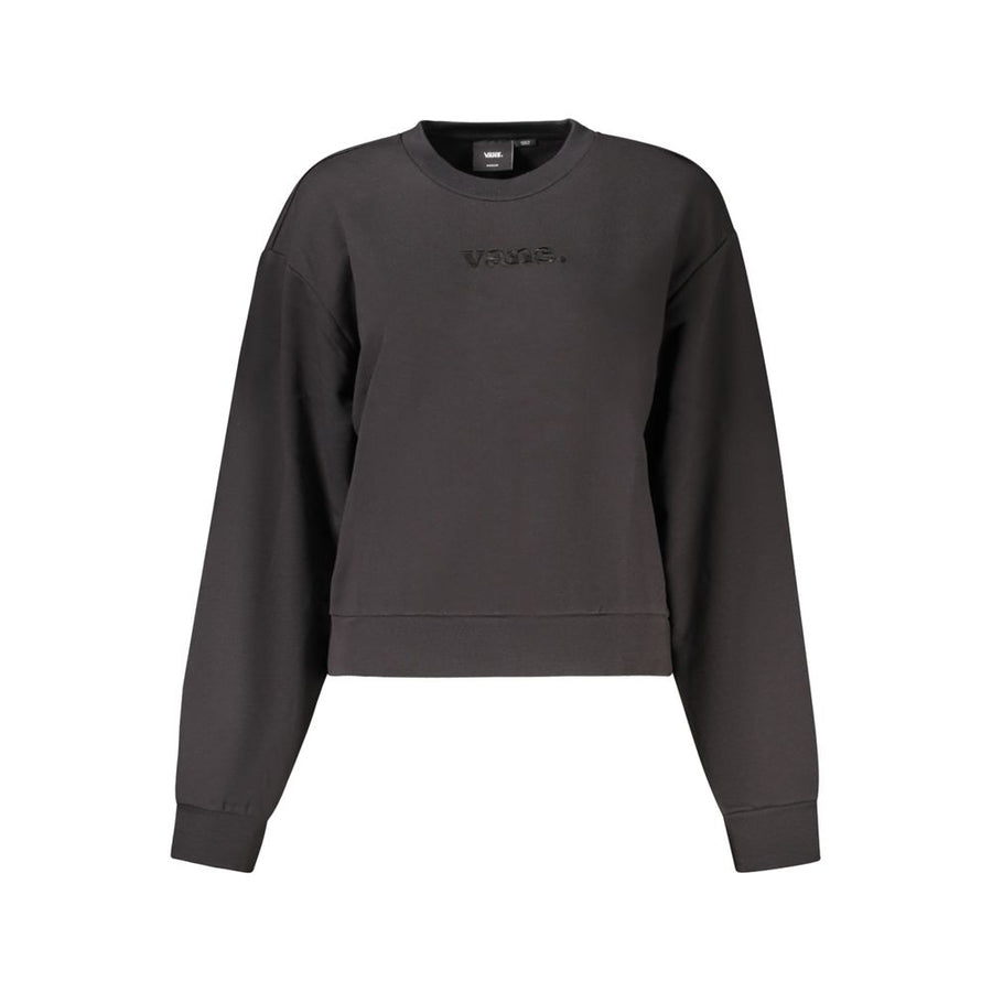 Black Cotton Women Sweater