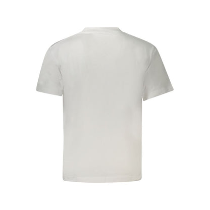 White Cotton Men T-Shirt