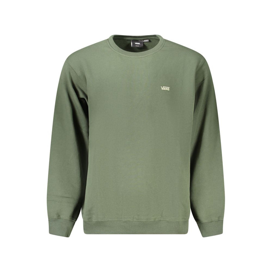 Green Cotton Men Sweater