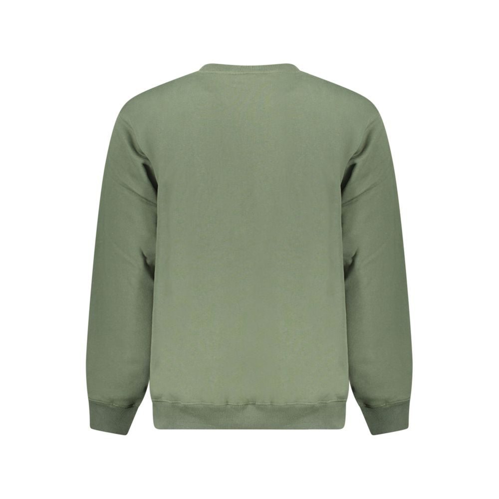 Green Cotton Men Sweater