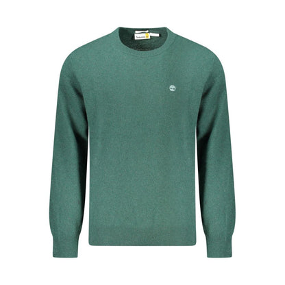 Green Wool Men Sweater