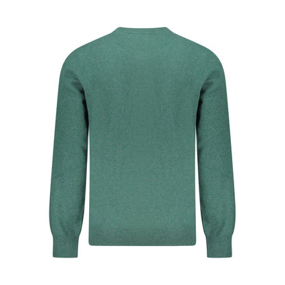 Green Wool Men Sweater