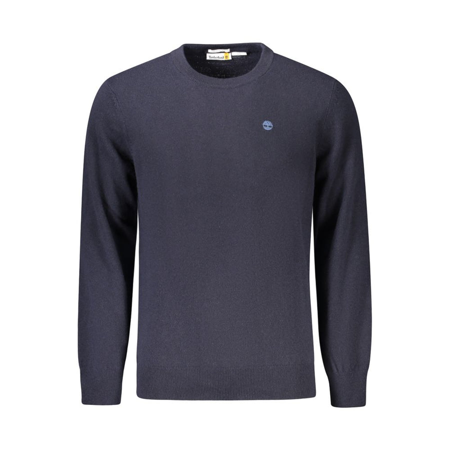 Blue Wool Men Sweater
