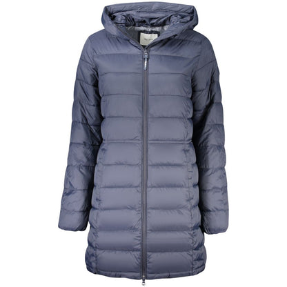 Blue Polyamide Jackets & Coat