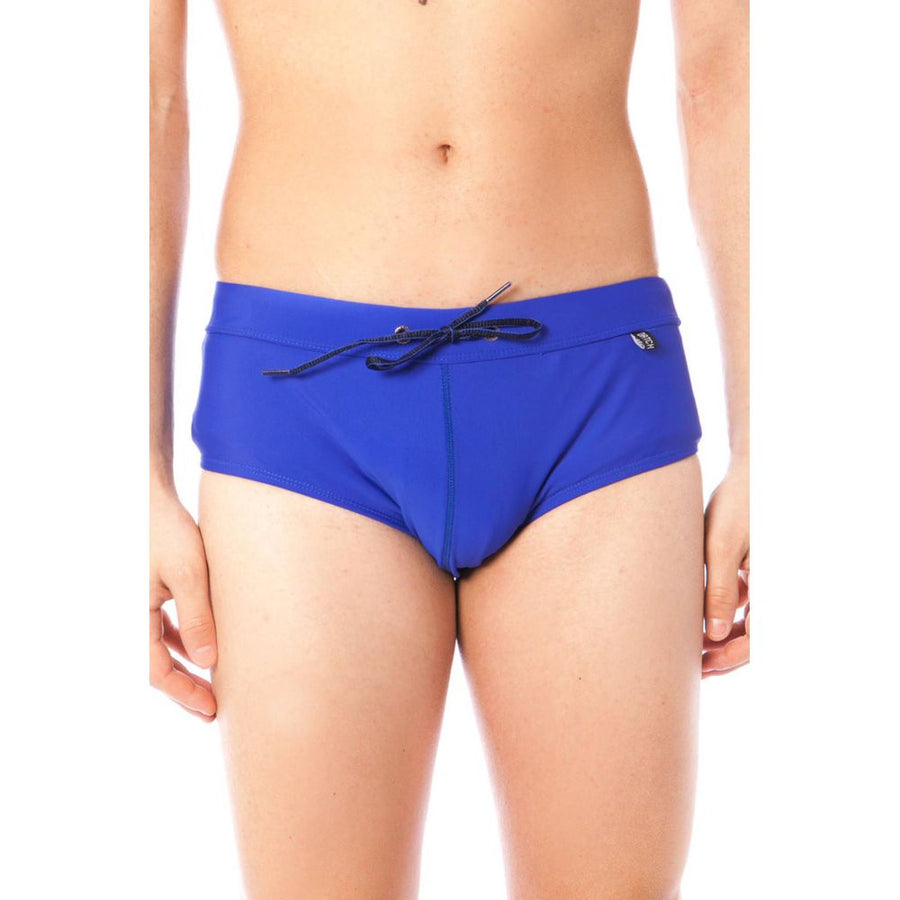 Blue Elastane Swimwear