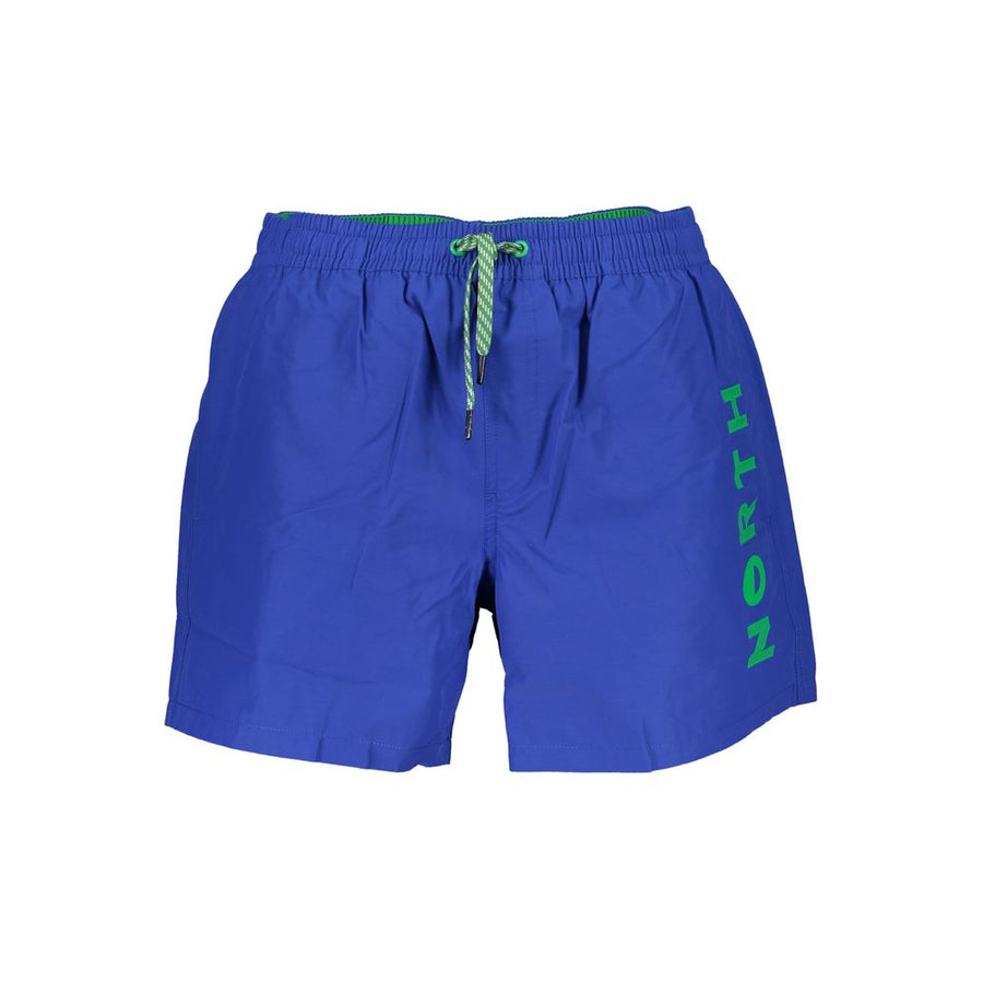 Blue Cotton Swimwear