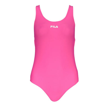 Pink Elastane Swimwear