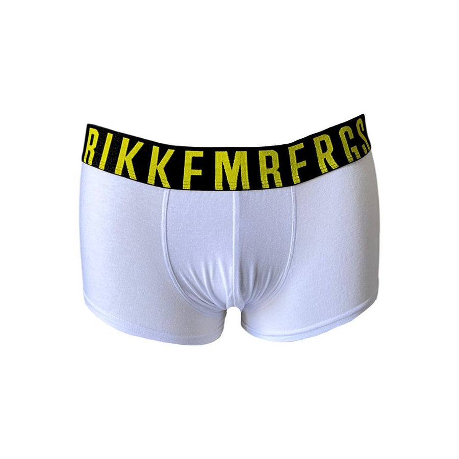 White Cotton Men's Boxer