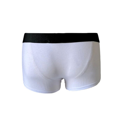 White Cotton Men's Boxer