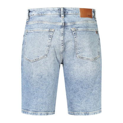 Blue Cotton Short