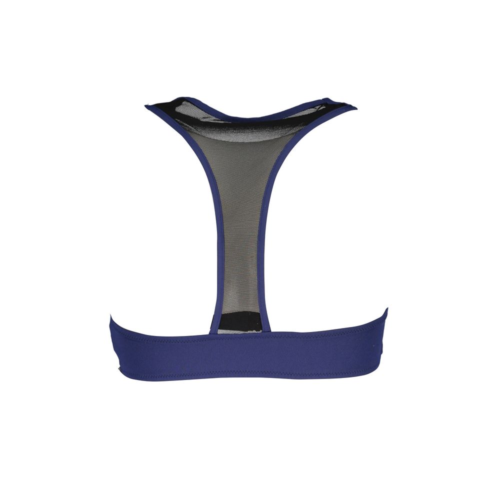 Blue Elastane Swimwear