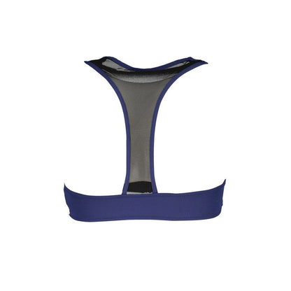 Blue Elastane Swimwear