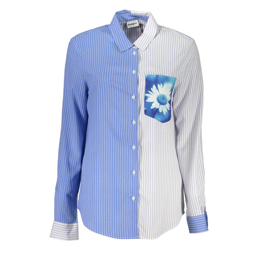 Blue Viscose Shirt