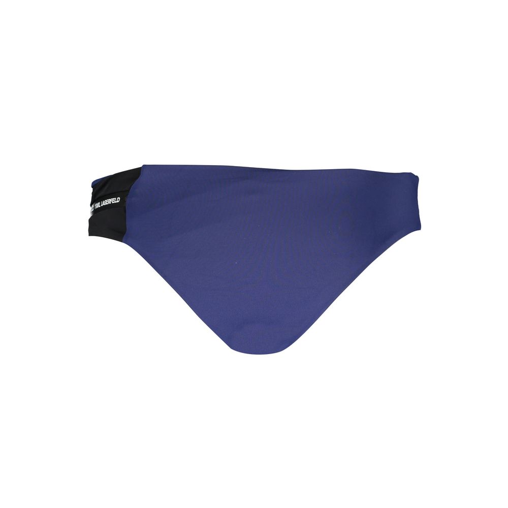 Blue Elastane Swimwear