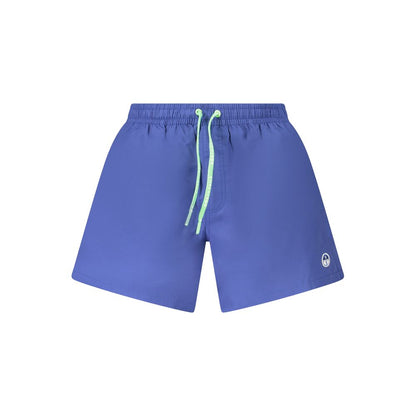 Blue Cotton Swimwear