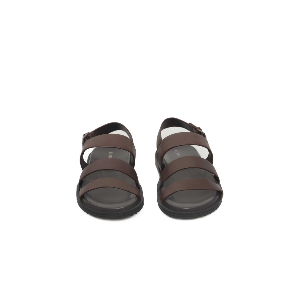 Brown Cowhide Men Sandal