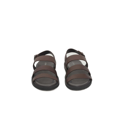 Brown Cowhide Men Sandal