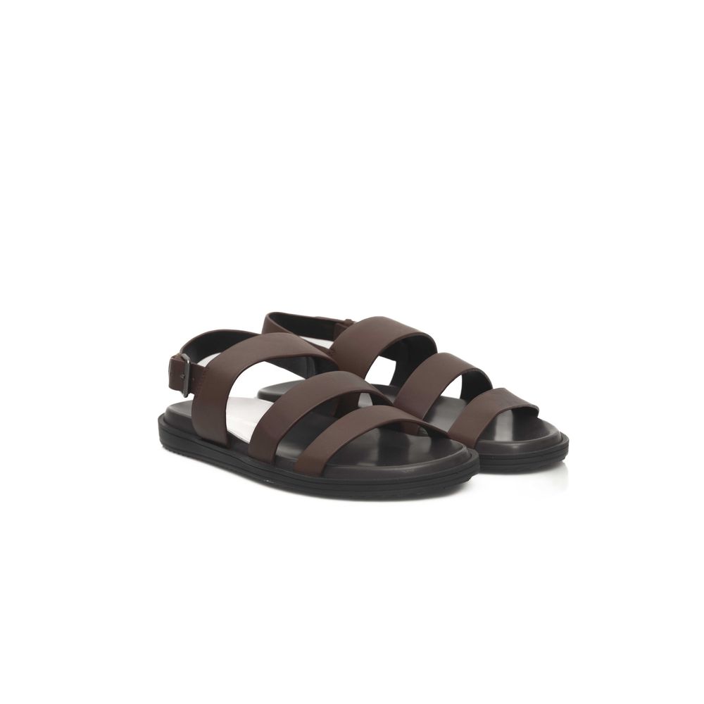 Brown Cowhide Men Sandal