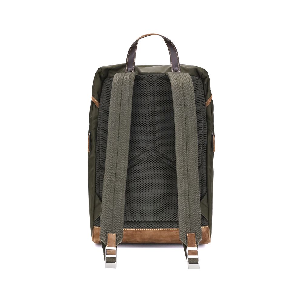 Green Recycled Polyamide Backpack