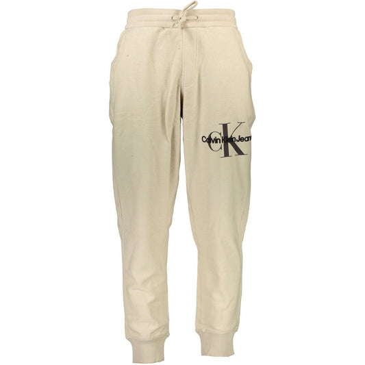 Beige Cotton Pant