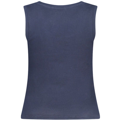Blue Cotton Tank Top