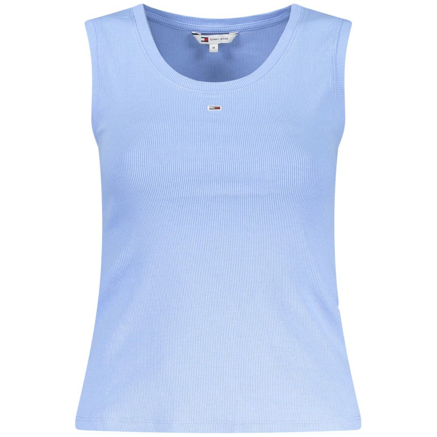 Blue Cotton Tank Top