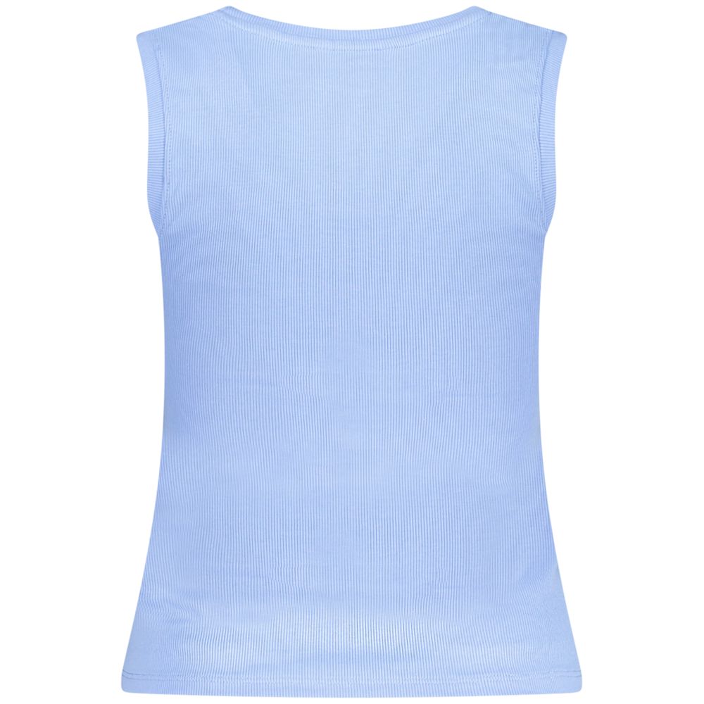 Blue Cotton Tank Top