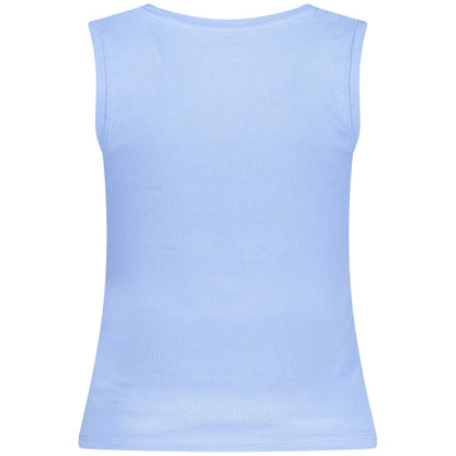 Blue Cotton Tank Top