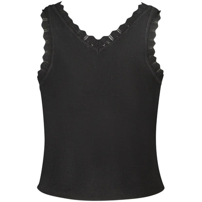 Black Viscose Tank Top