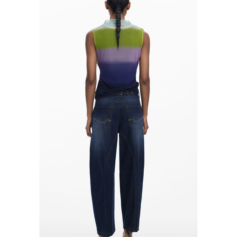 Green Polyester Tank Top