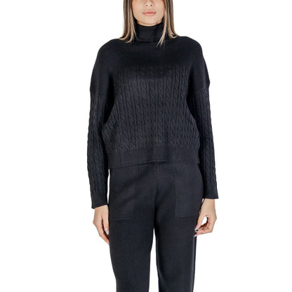 Black Viscose Turtleneck