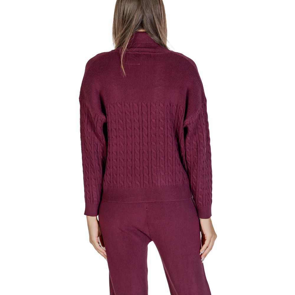 Bordeaux Viscose Turtleneck