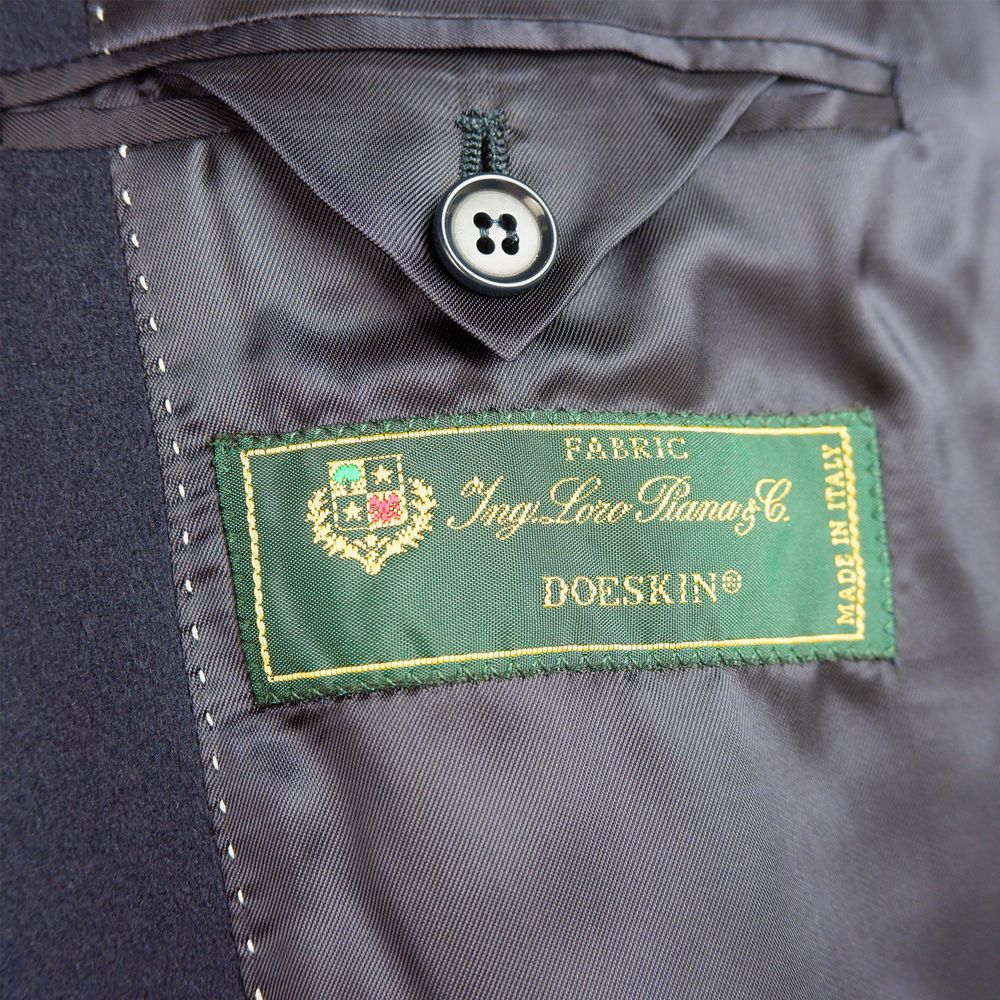 Blue Wool Men's Blazer