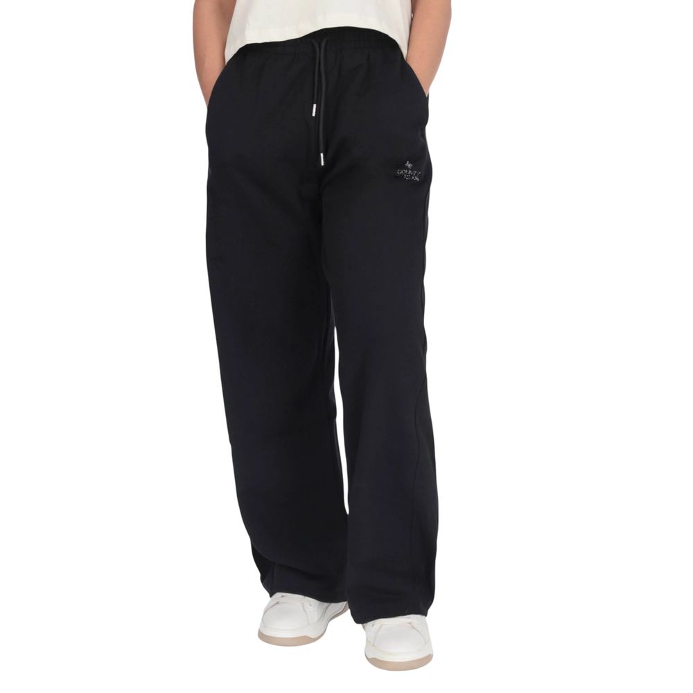 Black Cotton Joggers Workout Pant