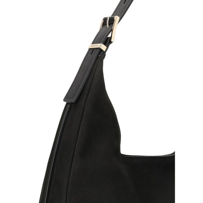 Black Calf Leather Bos Taurus Shoulder Bag