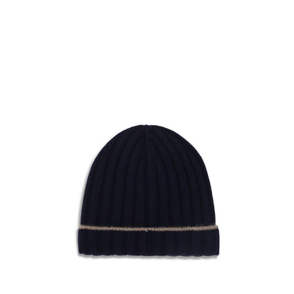 Blue Cashmere Beanie