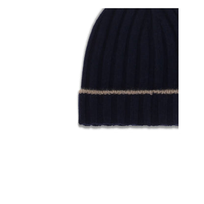 Blue Cashmere Beanie