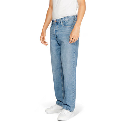 Blue Cotton Relaxed Fit Jeans