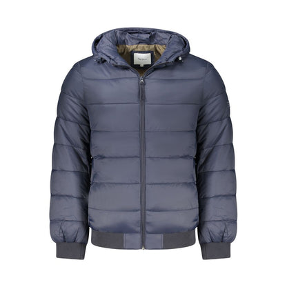 Blue Polyamide Jackets & Coat