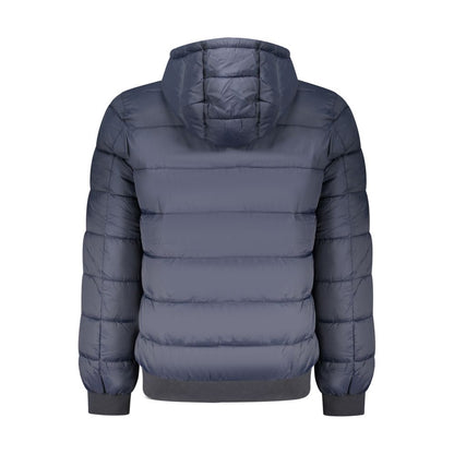 Blue Polyamide Jackets & Coat