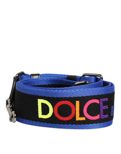 Black Blue Colorful Lettering Bag Handle Shoulder Strap