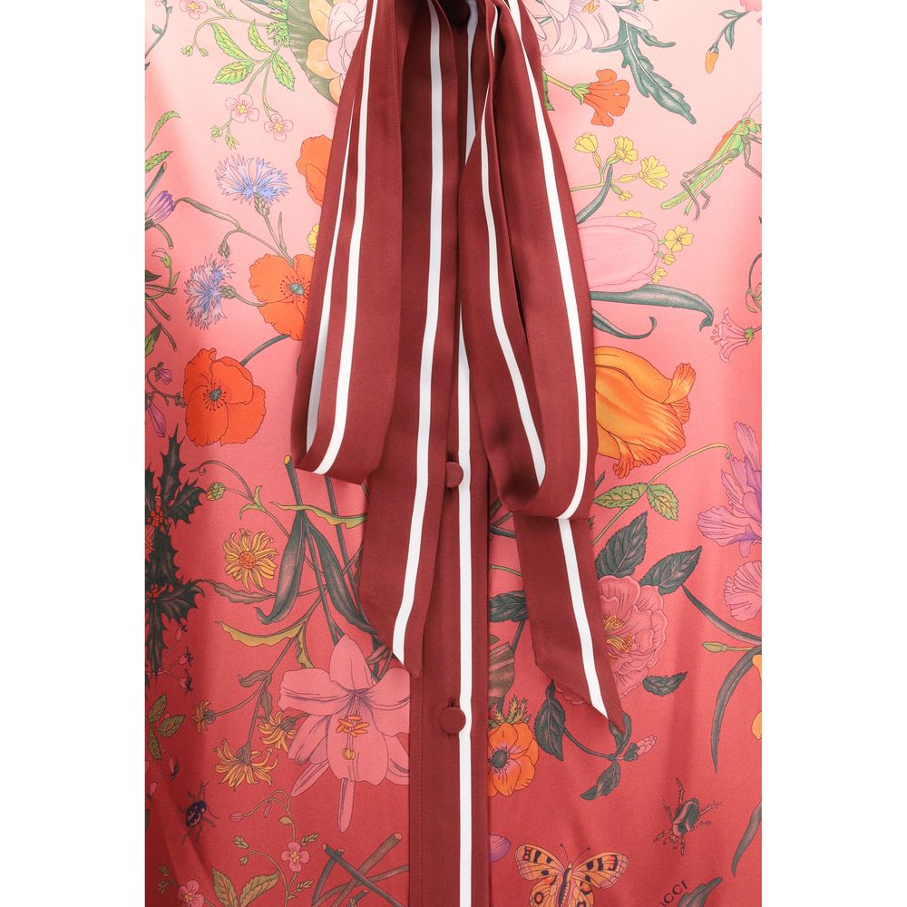 Multicolor Silk Pattern Shirt