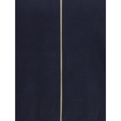 Blue Nylon Sweatshirt