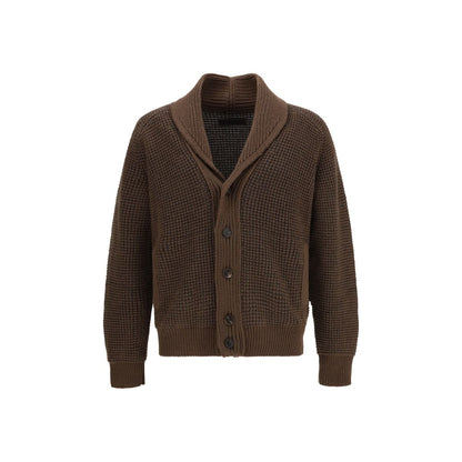 Brown Cashmere Cardigan