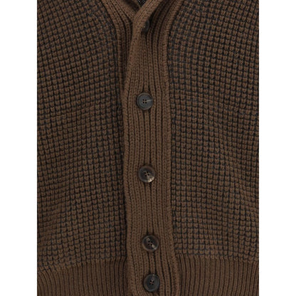 Brown Cashmere Cardigan
