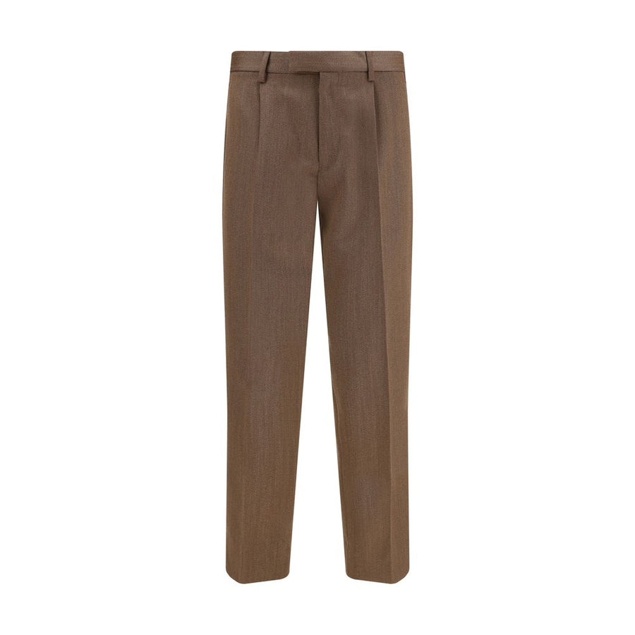 Brown Wool Dress Pants